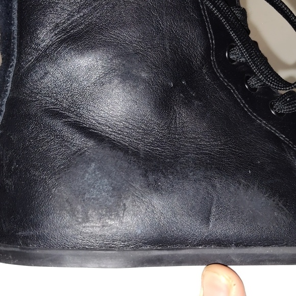 Rag & Bone High Top Sneakers 39.5 leather black - Picture 7 of 16